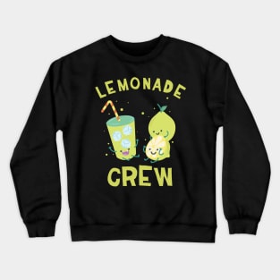 Cute kawaii Lemonade Crew fun summertime Crewneck Sweatshirt